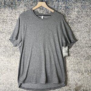 Stori Shirt Mens Large Gray Icon Tech SS Onyx Athletic Performance Stretch Tee